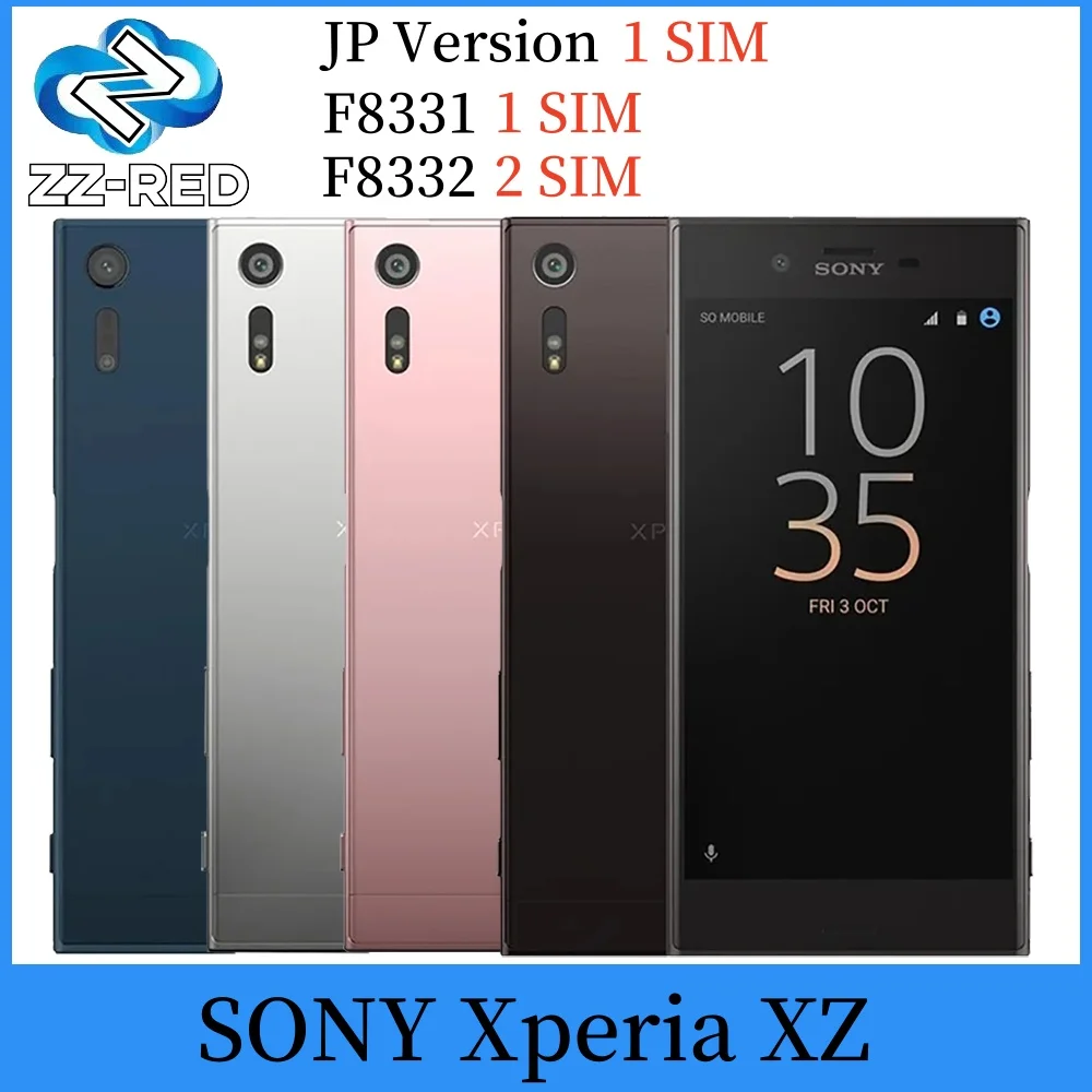 Sony Xperia XZ Original Jp verson F8331 single F8332 Dual sim LTE 3GB RAM 32GB ROM Android Quad Core 5.2