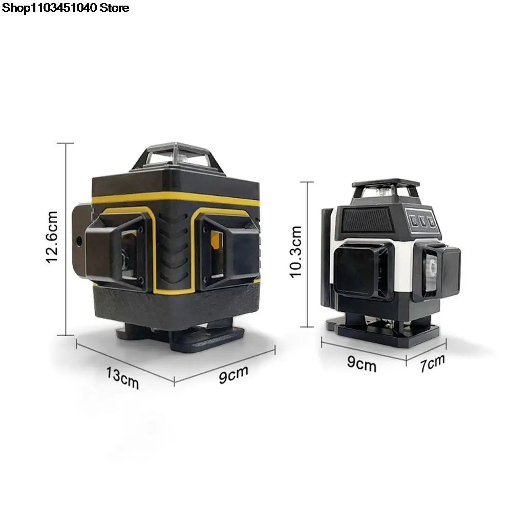 Imagem -05 - Auto-nivelamento Mini Nível Laser 4d Linhas Verdes Horizontal e Vertical Vigas Verdes Poderosas 16 Linhas