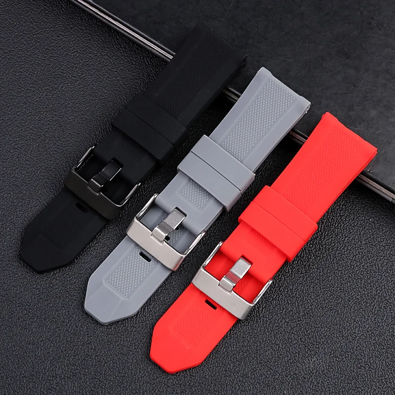 Accessori per orologi da 26 mm per la serie Desai DZ4476/4318/4427/4323 cinturino per orologio in silicone impermeabile con bracciale in gomma da uomo 26 mm