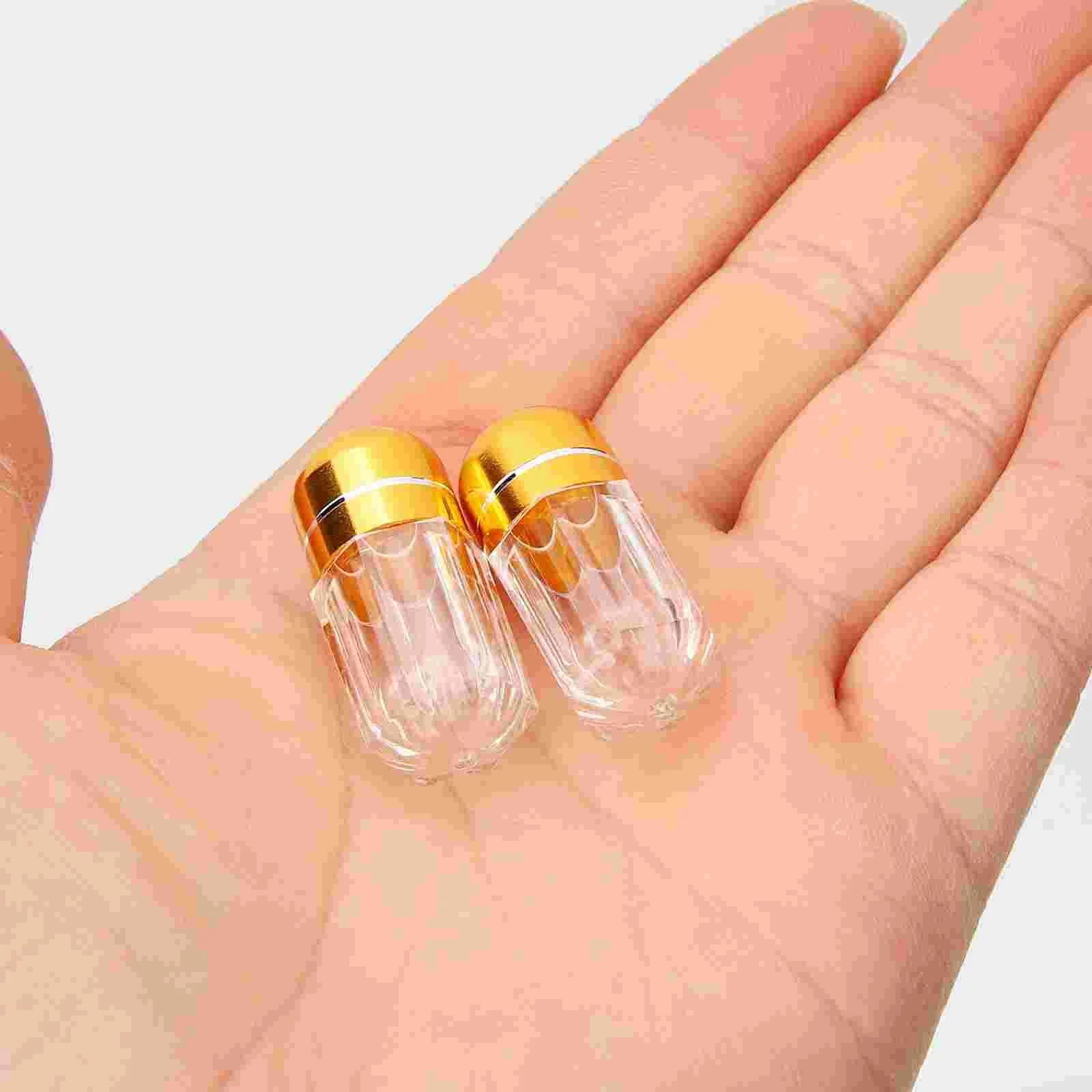 20 Pcs One Capsule Bottle Candy Containers with Cover Refillable Bottle Empty Bottles Plastic Pills Storage Holder Vial Travel