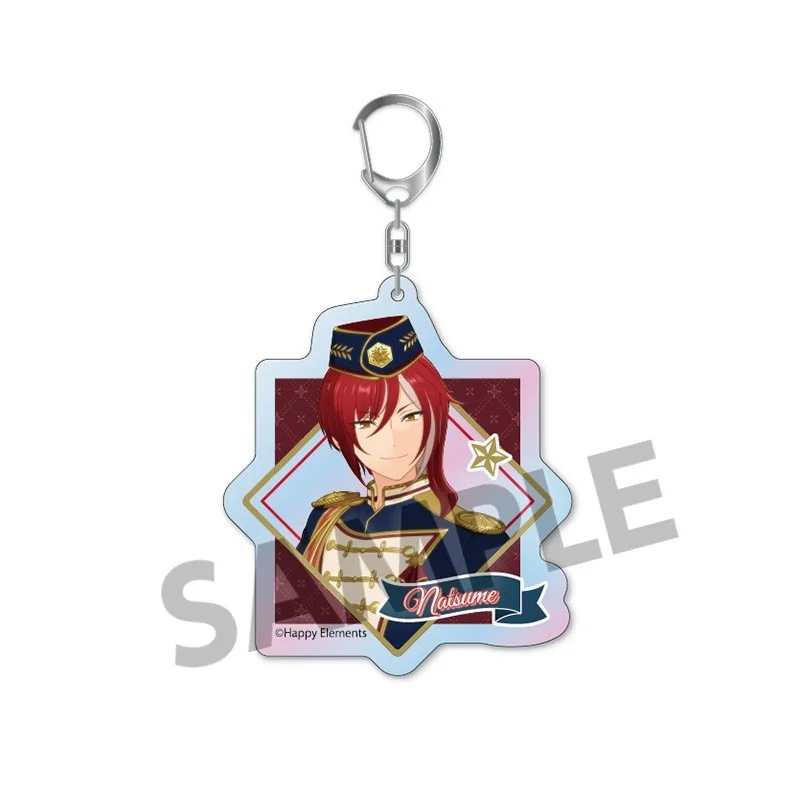 Ensemble Stars Rei Shu Kanata 6cm Acrylic Keychain Anime Otaku Schoolbag Pendant Cute Cartoon Character Key Ring Souvenir Gifts