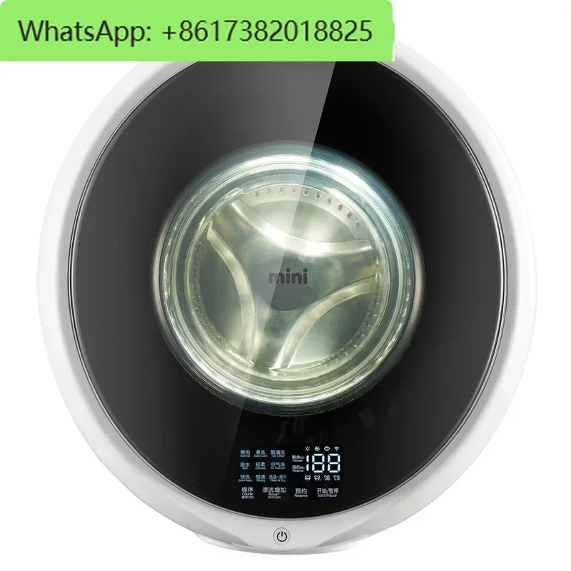 Mini motor combinado compacto DD de alta calidad, uso personal, montado en la pared, lavadora de carga frontal de 3kg para viajes portátiles personales
