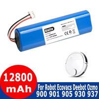 100% Originate 18650 Battery For Robot Ecovacs Deebot Ozmo 14.4V 12800Mah Vacuum Cleaner 900 901 905 930 937 Novelty