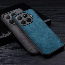 Premium PU Leathe Phone Case for Xiaomi 15 15T Pro Ultra Scratch-Resistant Solid Color Cover for Xiaomi 15T Pro Case