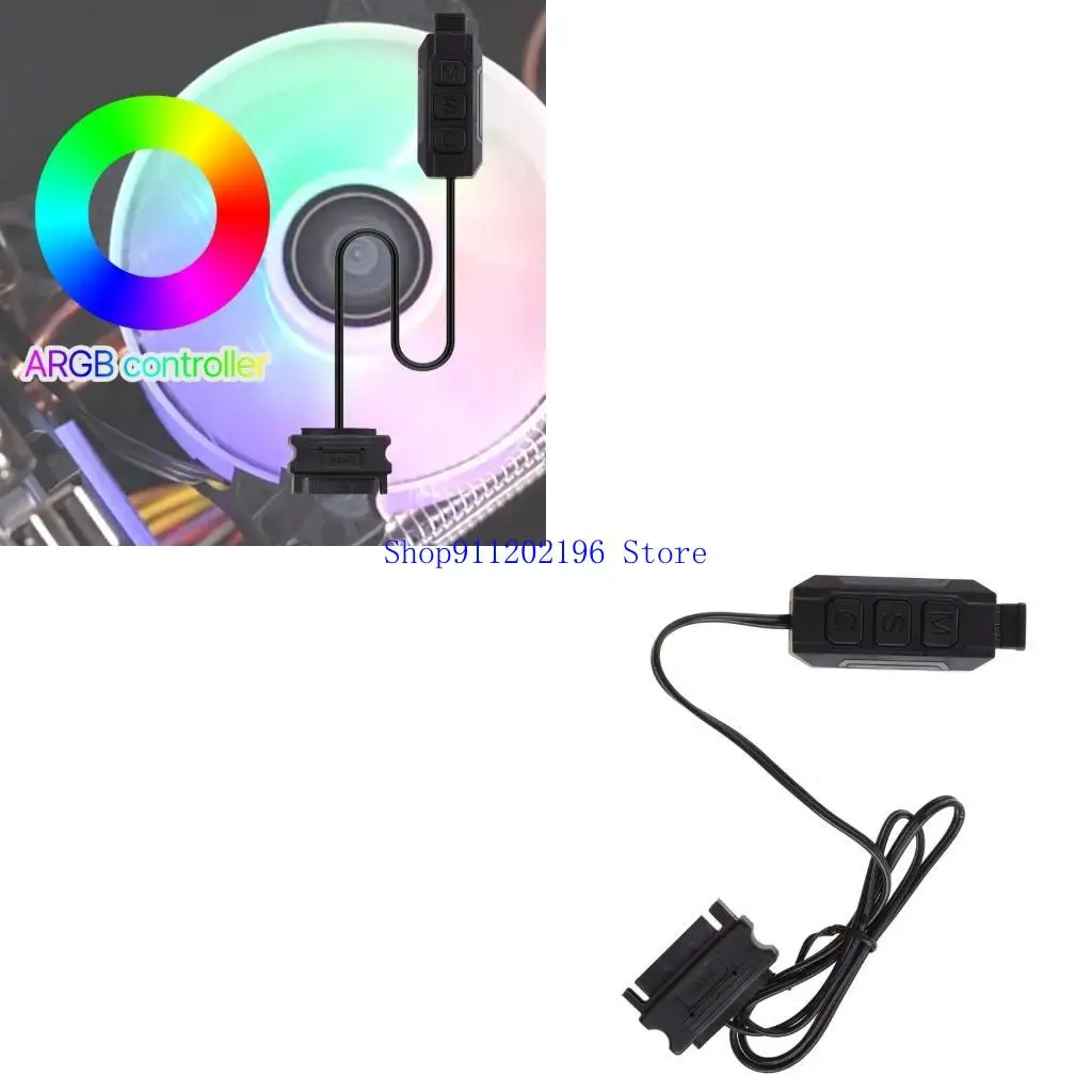 

P82A ARGB 5V 3Pin Controller Lengthen Cable 3 Pin to Power Supply Control