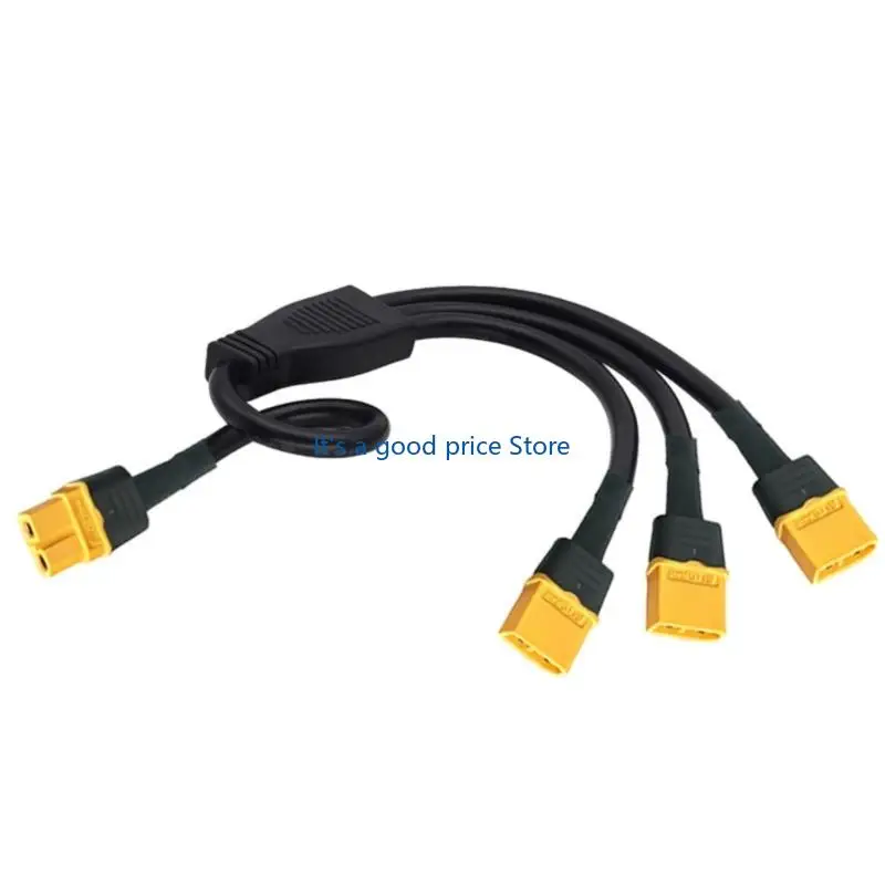 Field Charging XT60H Splitter Cable 14AWG with Three Branch Cable Layout