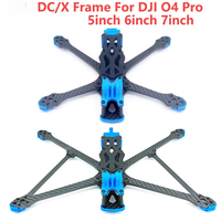 DC/X 5inch 6inch 7inch Frame Racing Drone Quadcopter For DJI O4 RC CADDX vista polar nebula pro RunCam Link