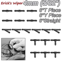Erick's Wiper 18Pcs Front Windshield Windscreen Wiper Washer Spray Jet Nozzles Tube Connector T Piece Straight Tee 3 Way Y Piece