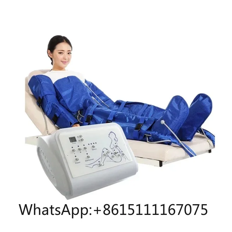 Air Wave Compression Lymphatic Drainage Pressotherapy Massager for Full Body Waist Relax