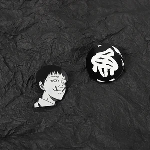 Papel de filme Esmalte Pin, Papel de filme, Horror Terror Broches, Joia de filme criativo Presente para amigos, Chapéu, Bolsa, Roupas, Emblemas de lapela 8 principais vendas pins filme - №4