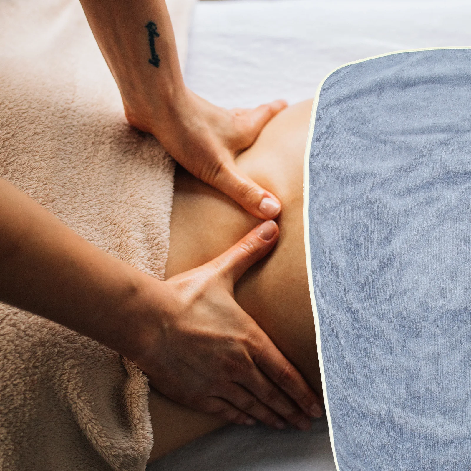 

1Set Towel Set Premium Salon Towels Fast Drying Skin Safe Spa Headcloth for Spa Sauna Wrap Towel Kit