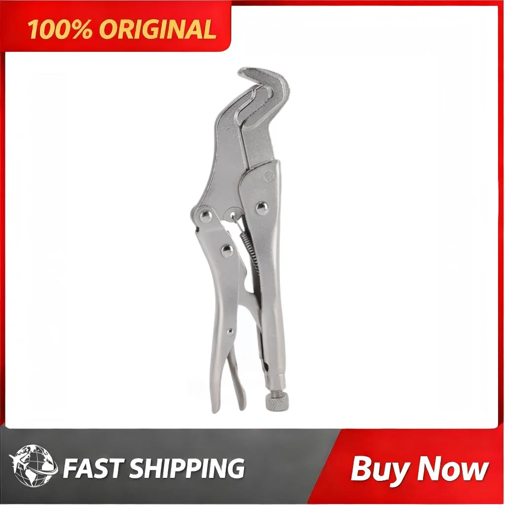 Duty Self Tightening Bent Nose Locking Pliers Multifunctional Welding Clamp Adjustable Welding Machine Repair Metal Working Tool