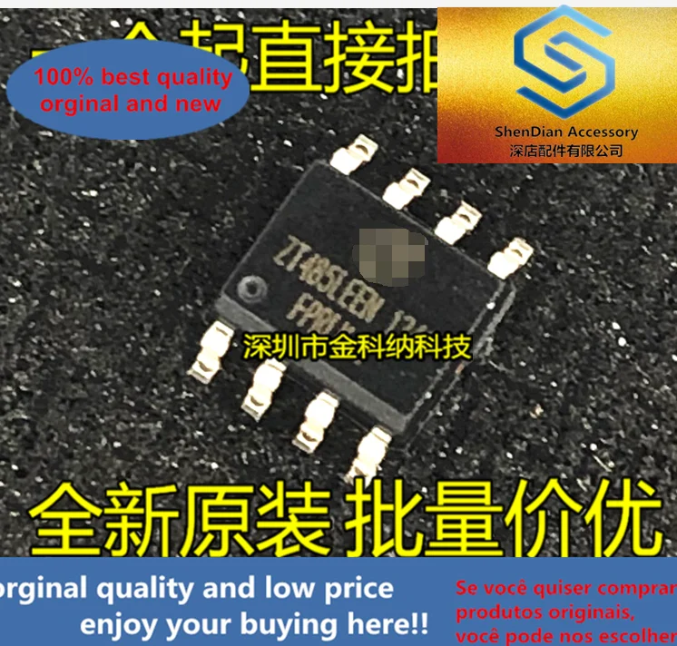 

10pcs only orginal new communication interface chip ZT485LEEN ZT485 SOP-8 patch