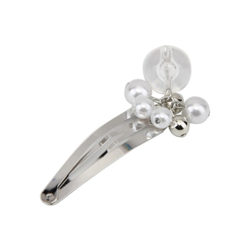 Elegant Crystal Bubble Hair Barrette Beautiful Hairpin with Decorative Details Hairpin Unique Hair Clip for Kids