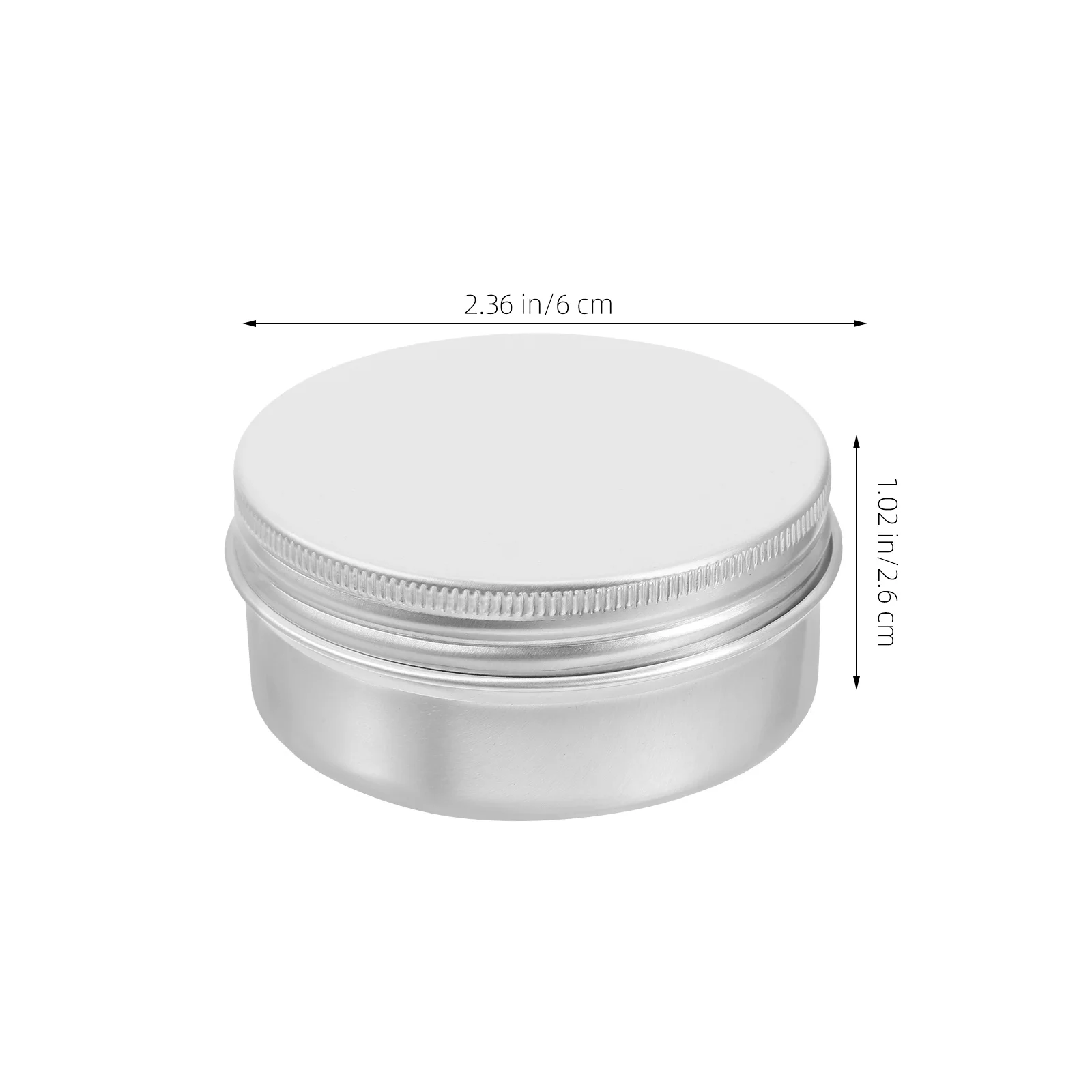 4 قطعة حاوية الصابون الألومنيوم المستديرة للكريم لتقوم بها بنفسك تخزين صندوق معدني صغير من القصدير مجوهرات الحلوى الشمع الحرفية الهدايا المنزل الاستخدام اليومي