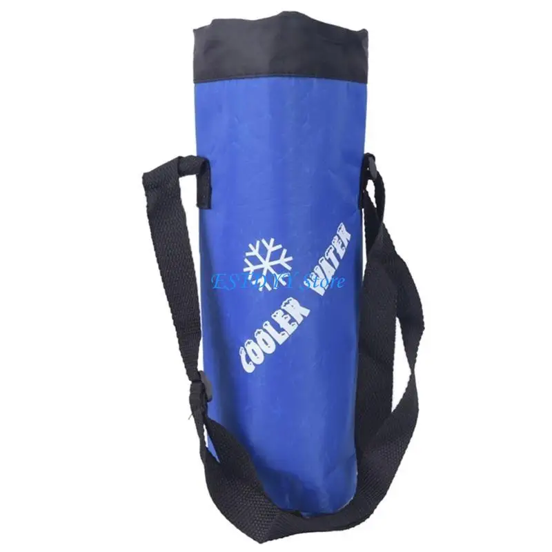 G6DE Drawstring Insulated Water Drink Bottle Cooler Bag Tote Bag for Camping Outdoor