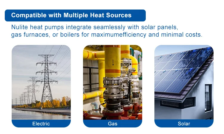 R290 25kw new energy heat pump 80 degree hot water 220V air source water heater, DC frequency conversion Evi view 4