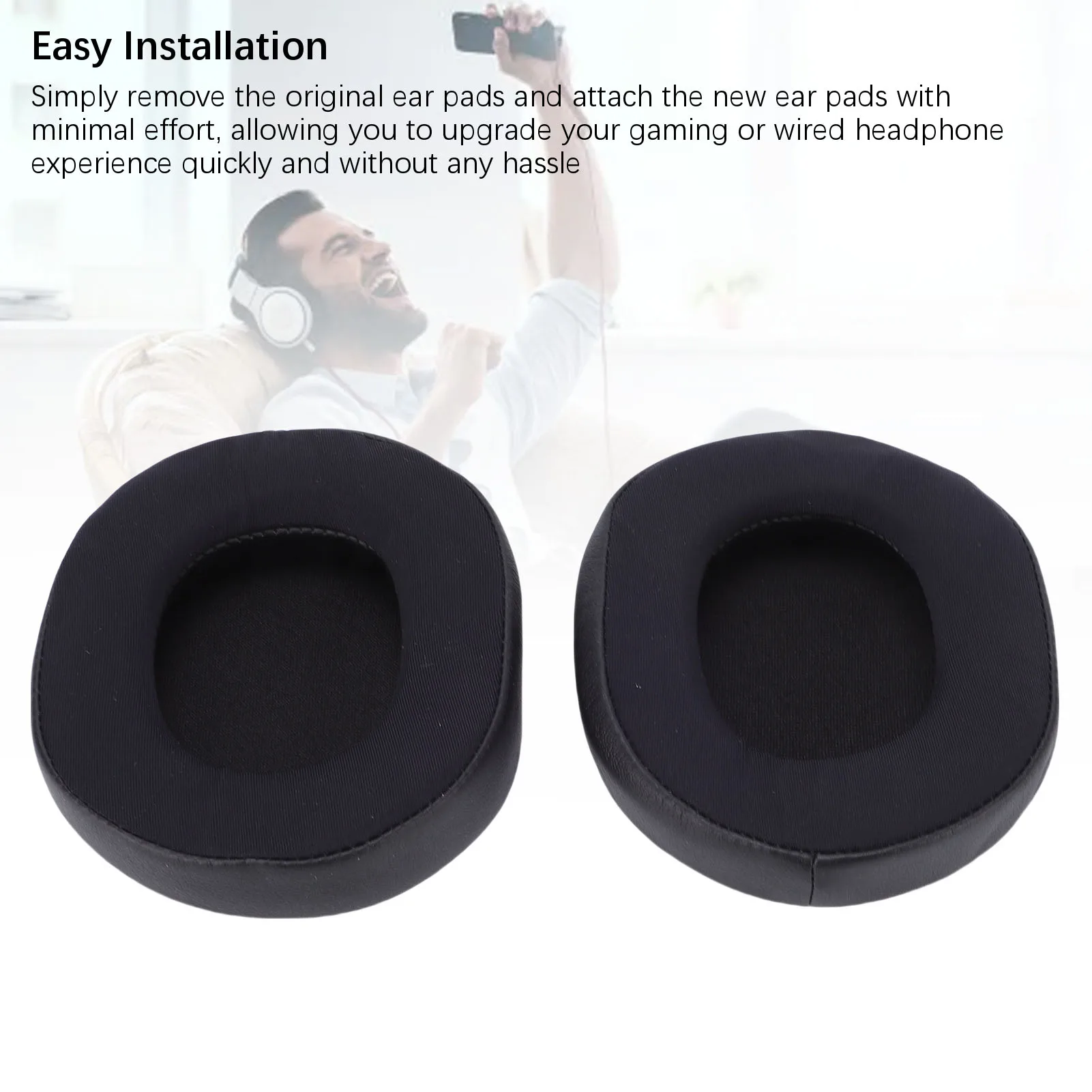1 زوج وسادات الأذن مناسبة ل SteelSeries Arctis 3 5 7 9 Pro سماعة هلام التبريد سماعة الأذن وسائد تعزيز الراحة