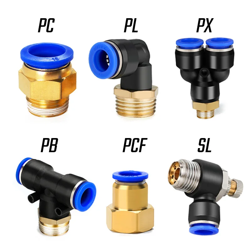 

Fitting Pneumatic Air Push Connectors Adaptor Compressor Accessories Laize