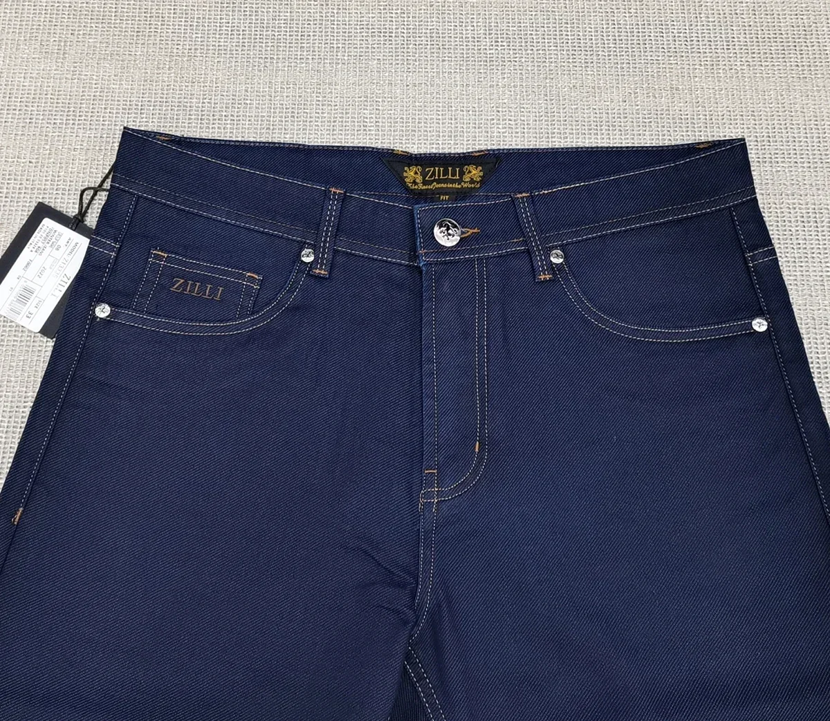 

7 SIJITONGDAJeans Thin Cotton Men 2025 Spring Summer New Casual Breathable Comfort Button Big Size 30-40 Long Pants