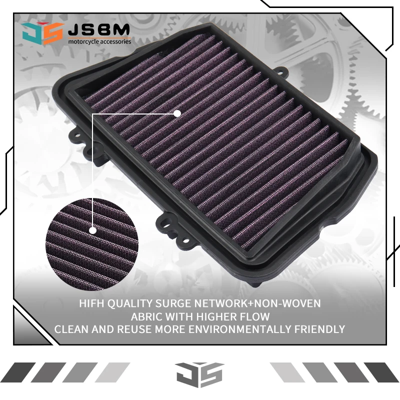 

JSBM Motorcycle Accessories High Flow Air Filter For Triumph Tiger 800 XC XCA XCX XR XRT XRX T2200557 2011 2012 2013 2014 - 2020