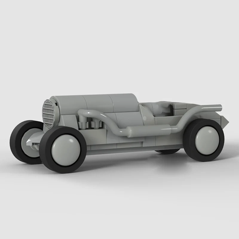 ตัวต่อโมเดลรถไฮเปอร์คาร์ความเร็วสูง รุ่น MOC รถแข่งคลาสสิก เทคโนโลยีแบบโมดูลาร์ ของขวัญวันหยุด ชุดของเล่นประกอบสำหรับเด็ก