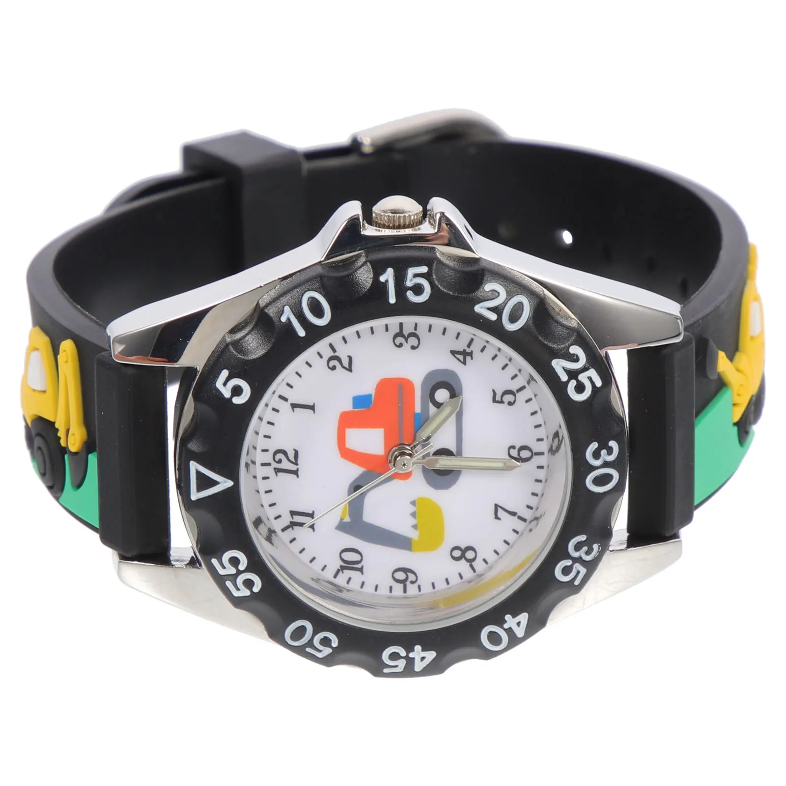 

Children's Wristwatch 3D Cartoon Design Kids Quartz Watch Lightweight Comfortable Fit for Toddlers Students Fashion Gift Idea