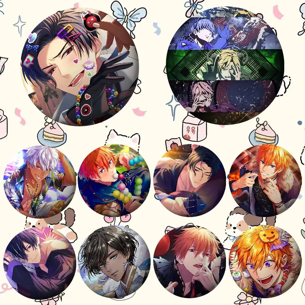 Juego periférico Obey Me insignias hojalata botón suave Pin broche insignia de Metal accesorios de joyería personalizados sombrero bolsa solapa