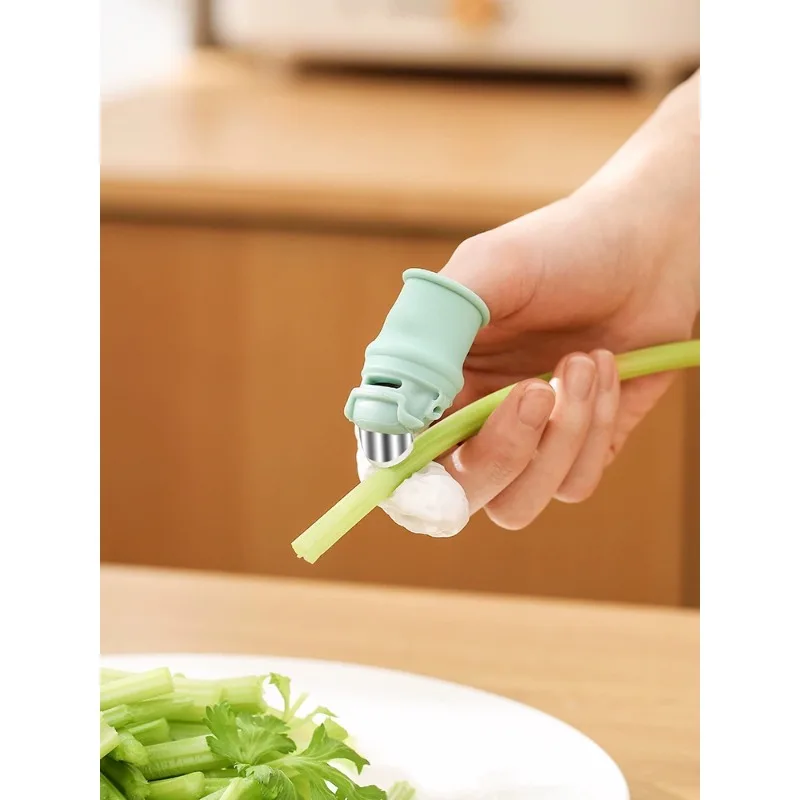 

FaSoLa Vegetable Selection Thumb Knife Kitchen Peeling, Picking, Picking Vegetables, Beans, and Beans Finger Set Special