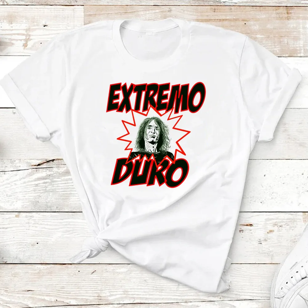 

Extremoduro t shirt women Y2K top girl designer anime clothing