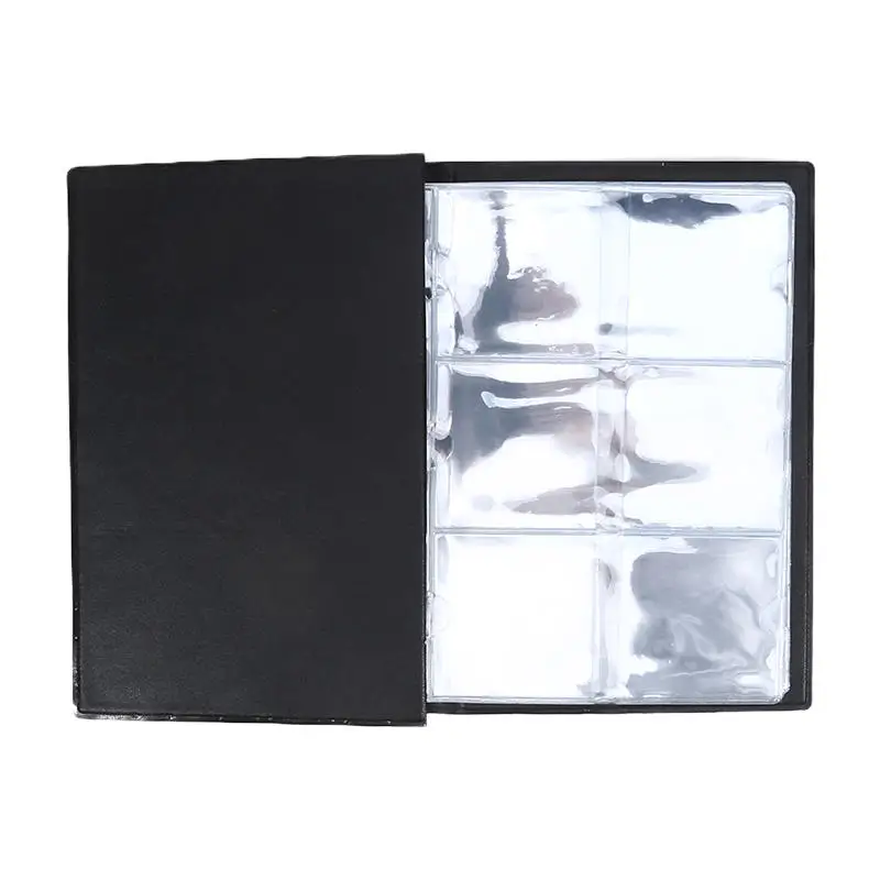 New Storage Album Pu Cover Hard Smooth Surface Portable Collection Book For Collectors Decorative Holder Commemorative