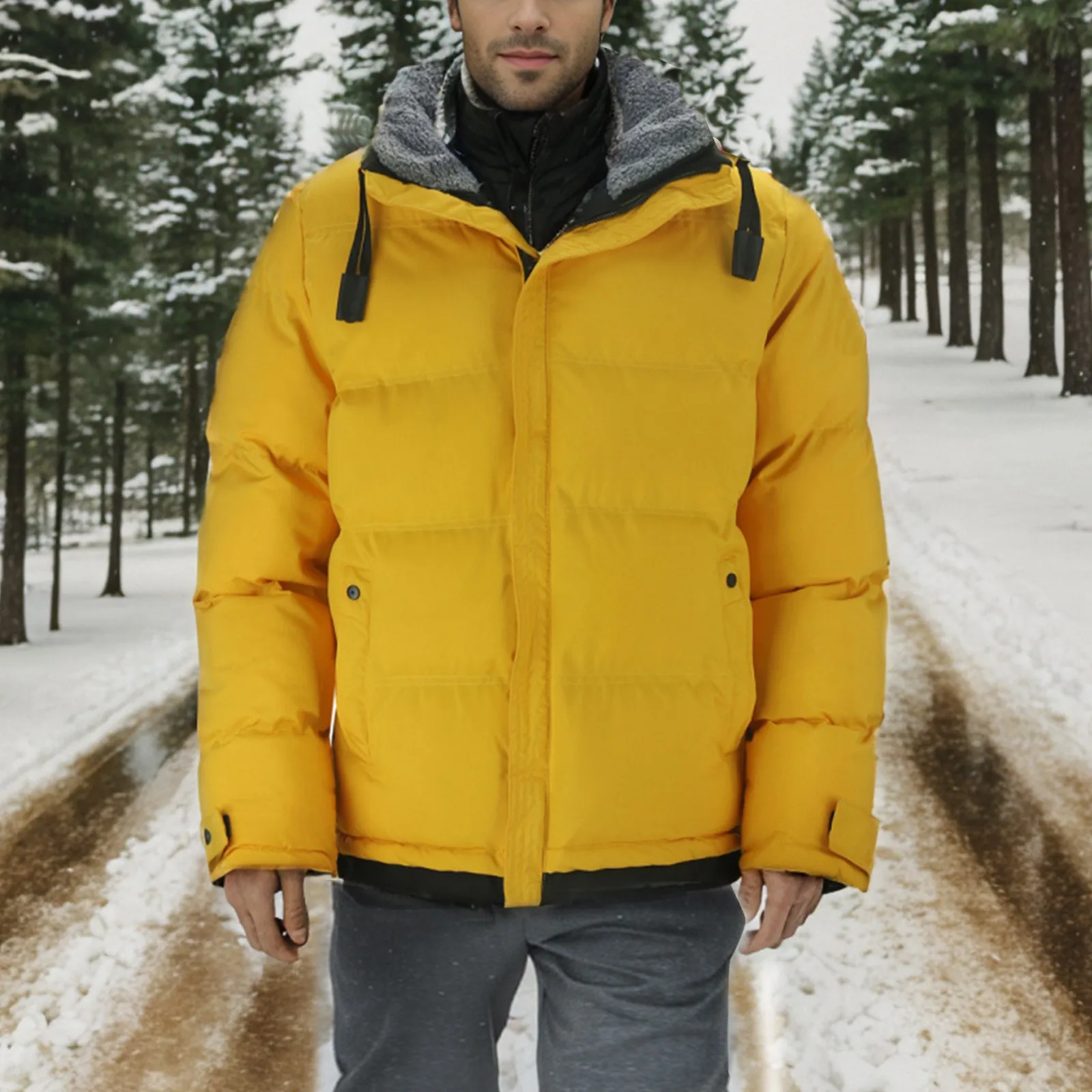 Winter Parkas Men Plus Size Thick Padded Jacket Coat Fashion Casual  Parkas Male Big Size Waterproof Thick Parkas  Clothes