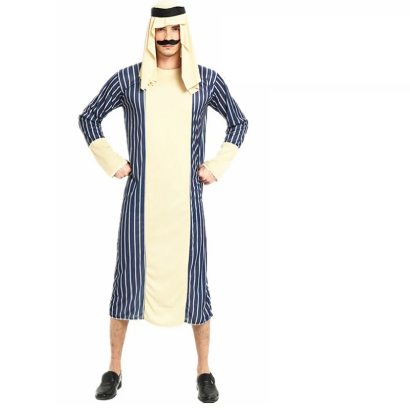 Erwachsene Prinz Arabisch Arabisch Kostüm Männer Nahen Osten Kostüme Halloween Purim Karneval Cosplay Outfits Halloween Cosplay Kostüme