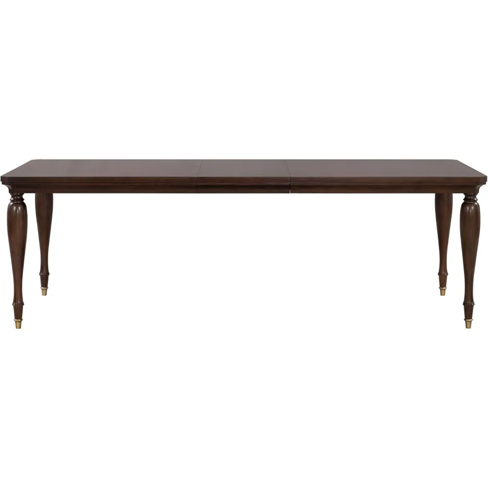 طاولة طعام مستطيلة عصرية 94 من Aiyana مع أوراق قابلة للتمديد، مقاعد 8، سهلة التجميع للاستخدام المنزلي #6