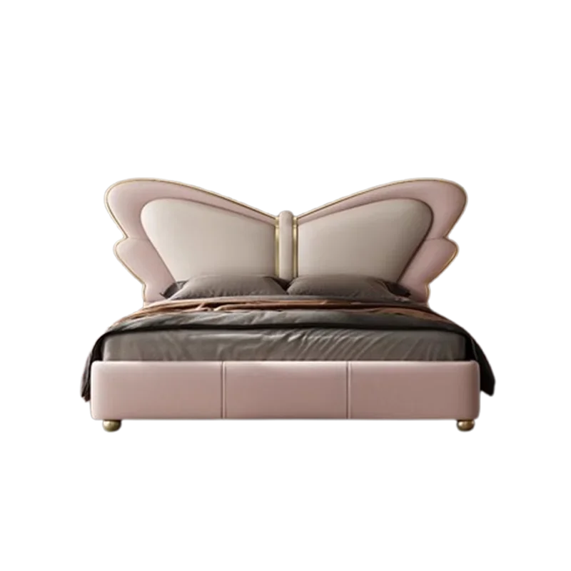 #Princess Sleeping Bed Platform Leather Castle Girls Massage Bed Design Human Dog Loft Frame Letto Matrimoniale Trendy Furniture