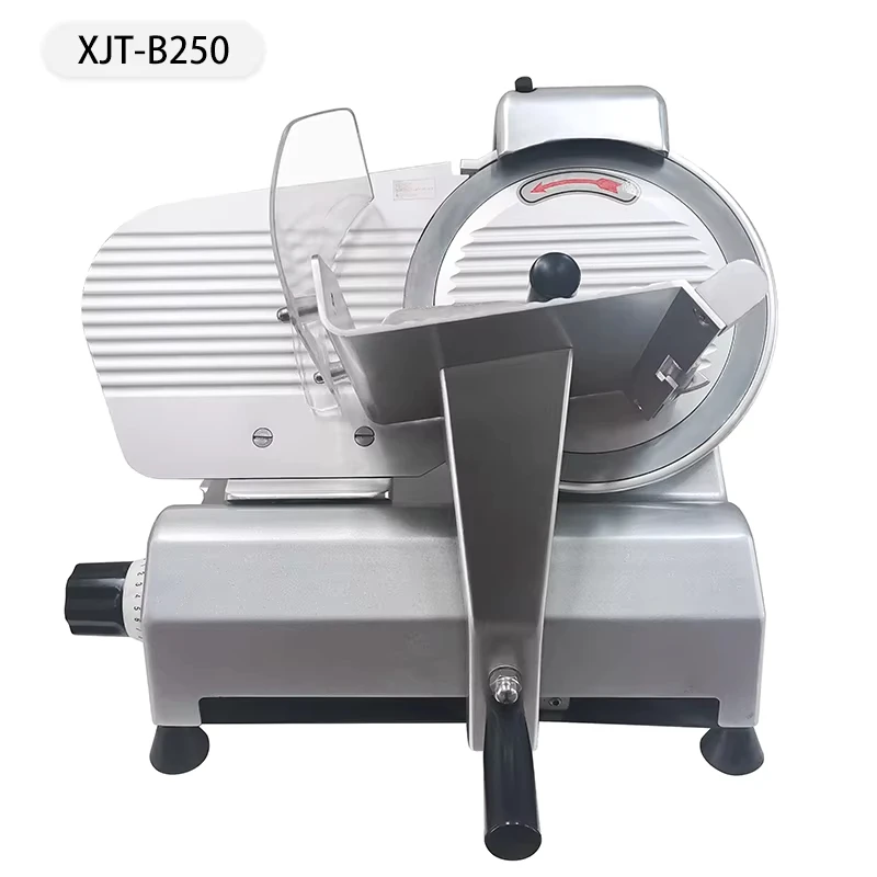 Commercial Deli Meat Cheese Ham Slicer With Chrome-Plated Carbon Steel Blade For Food Chopping And Serving