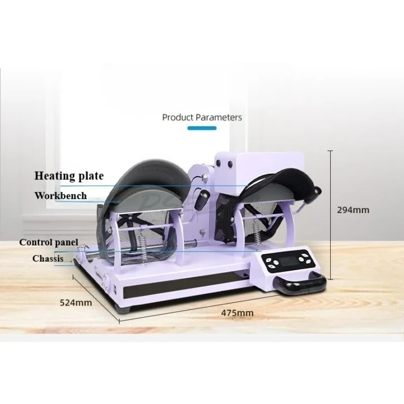 

Капюшон с модным узором, машина для передачи тепла под высоким давлением вниз, двойная станция, электрическая передача тепла, выпечка