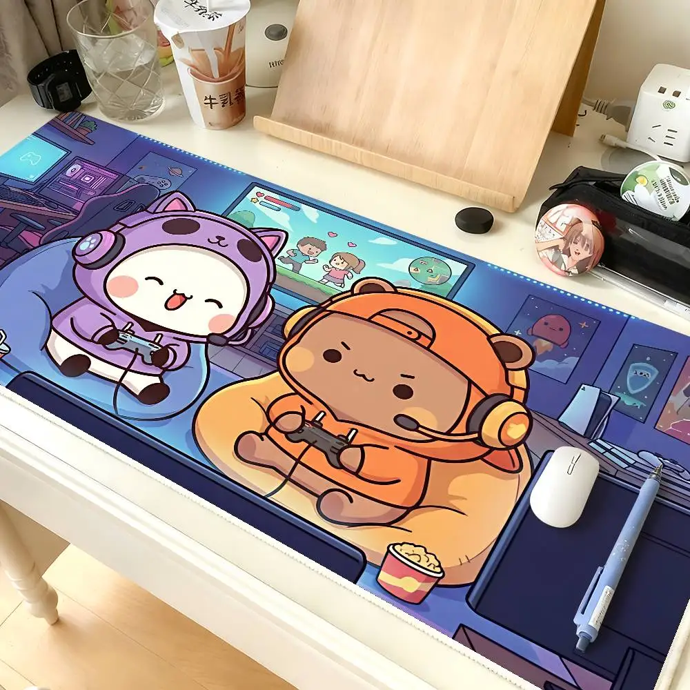 

Cute D-Bubu Dudu Mouse Pad Computer Mat Deskpad Laptop Keyboard Mat Office Large Landscape Mousepad