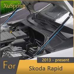 Strut Bars For Skoda Rapid 2013-2021 Car Hood Lift Gas Support Damper Shock Absorber Hydraulic Rod Accessories Styling