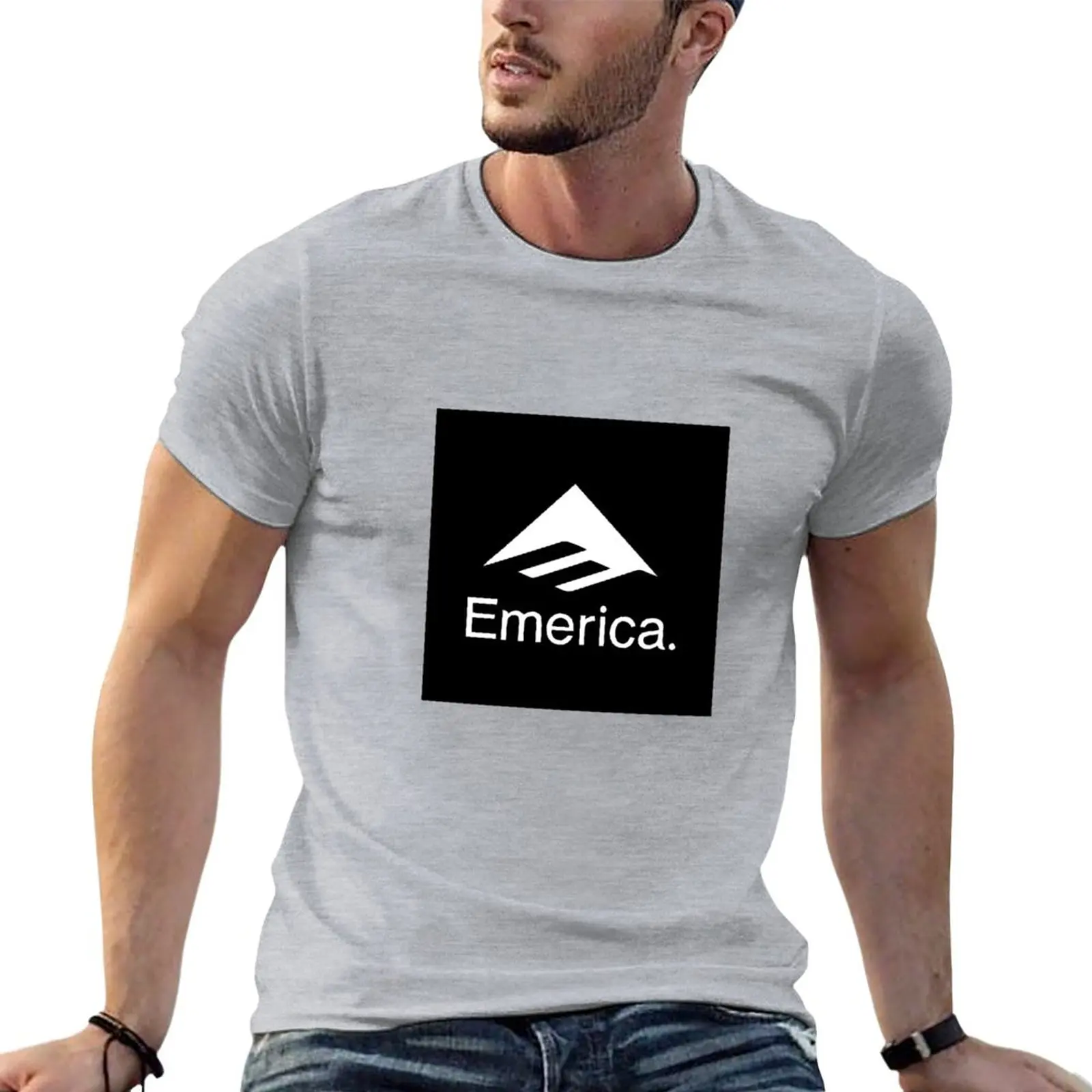 Emerica etnies skateboard T-Shirt summer tops cute tops summer clothes workout shirts for men