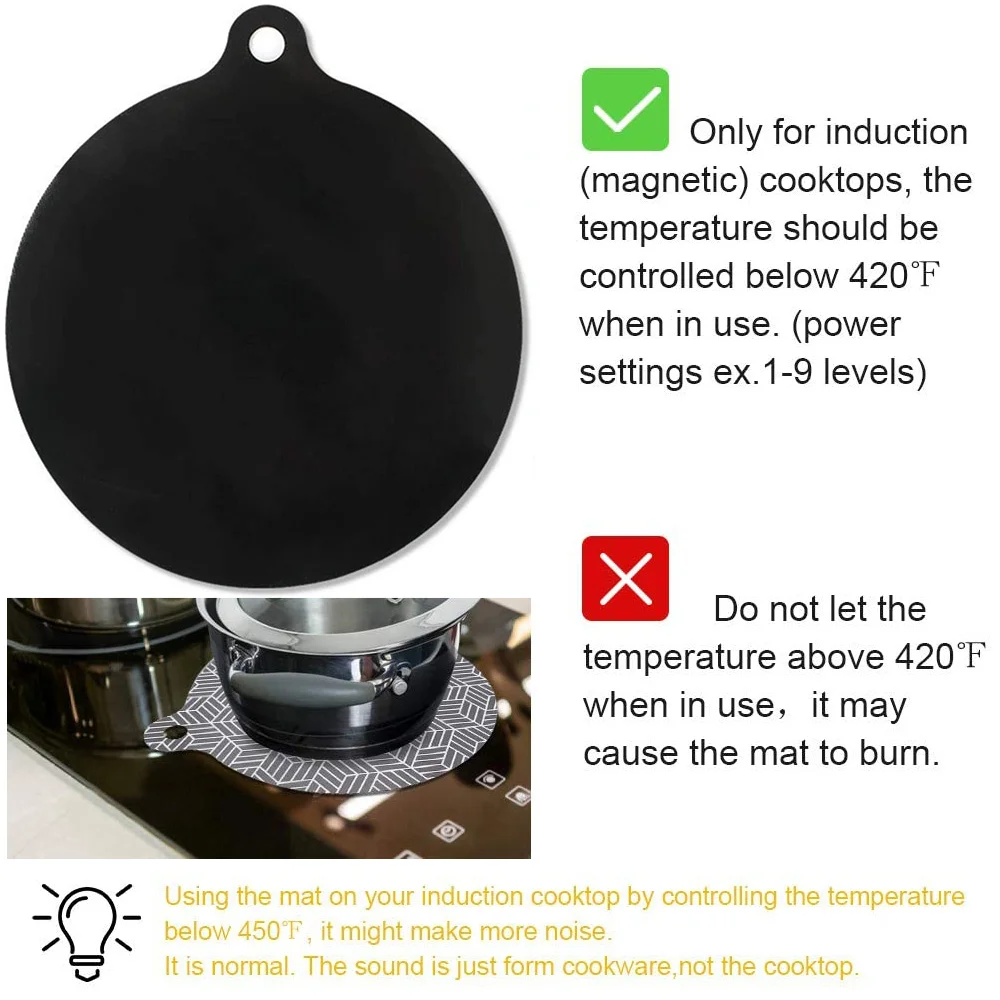 Protecteur de table de cuisson à induction électrique, 6 pièces, en silicone, anti-dérapant, anti-rayures, couvercle isolé thermiquement