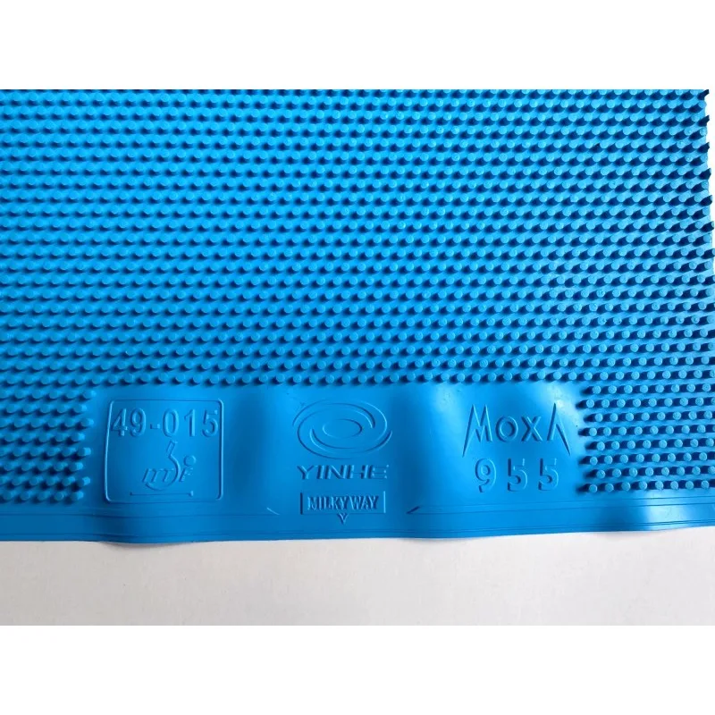 YINHE Cured Table Tennis Rubber Long Pimples OX Medium Particles 955 Green Blue Ping Pong Rubber Without Sponge Anti-spin image 3