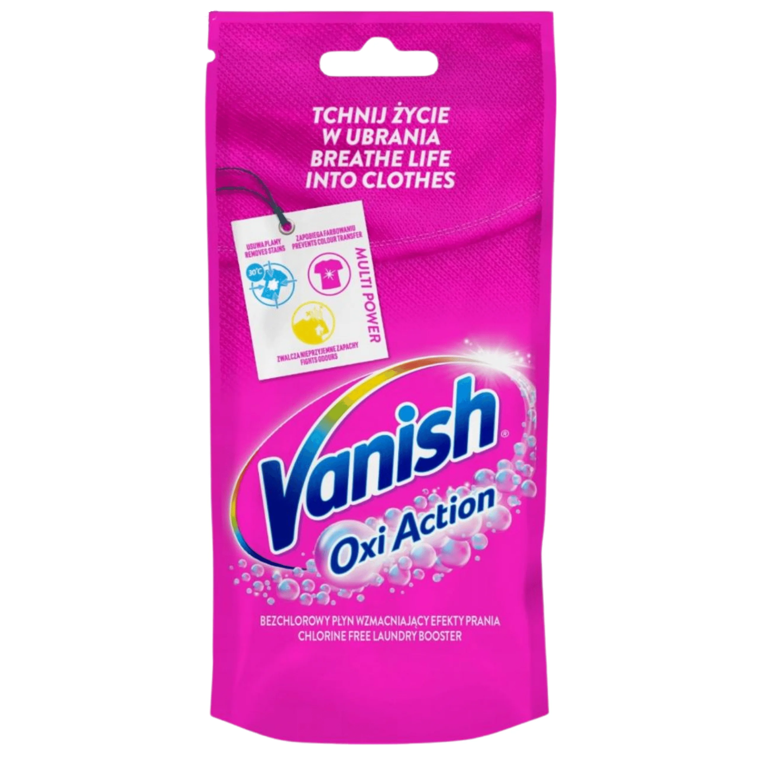 Vanish Oxi Action Estomato Rosa Para Pañuelos Coloridos 100 Ml