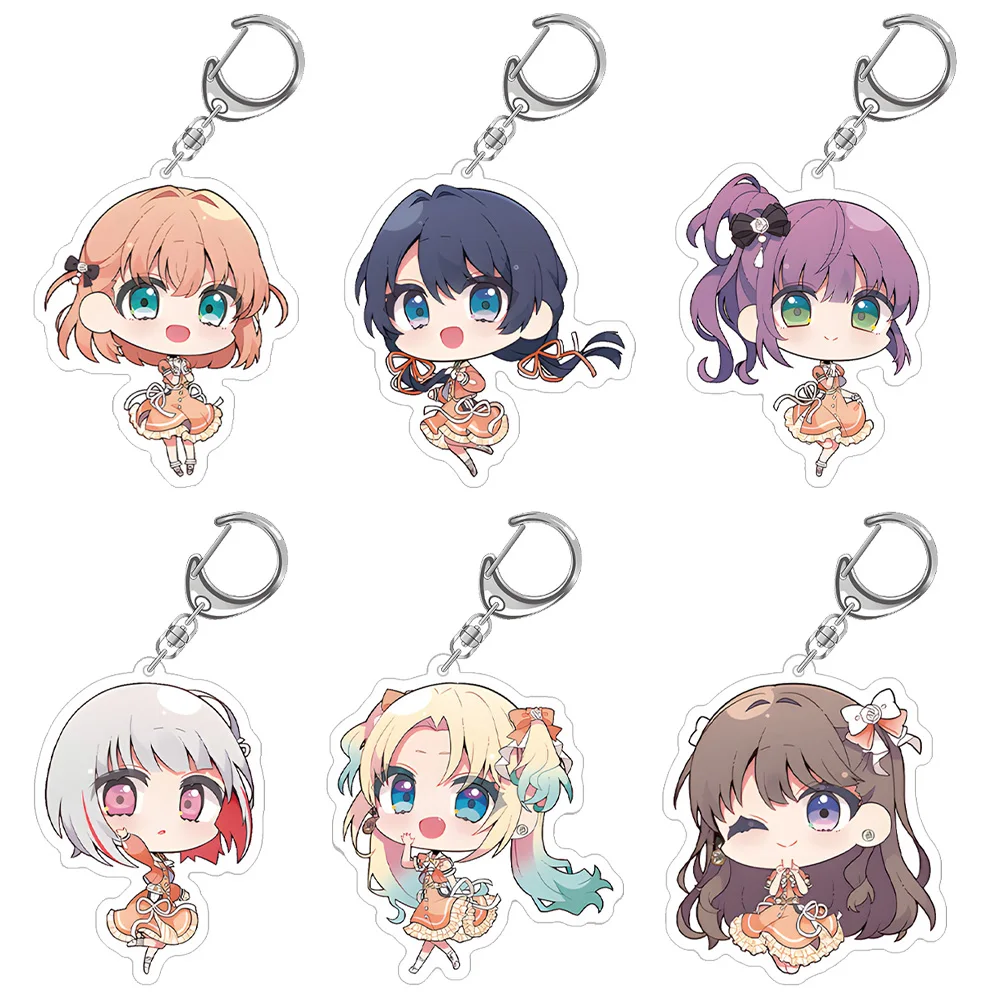 ¡Ama vive! Hasunosora-Llavero acrílico para niña, Izumi Katsuragi Kaho Hinoshita Kosuzu Kachimachi Chibi, juguete colgante para bolso