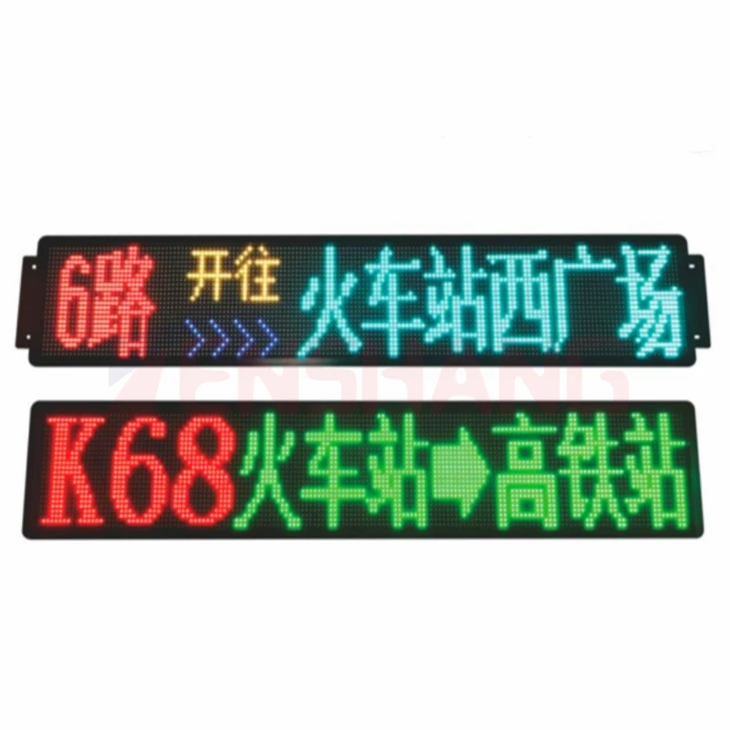 Wholesale Multi-language 320*160mm Module Running Message Text Advertising Taxi Destination P4 P5 P6 P8 Bus Led Display Board