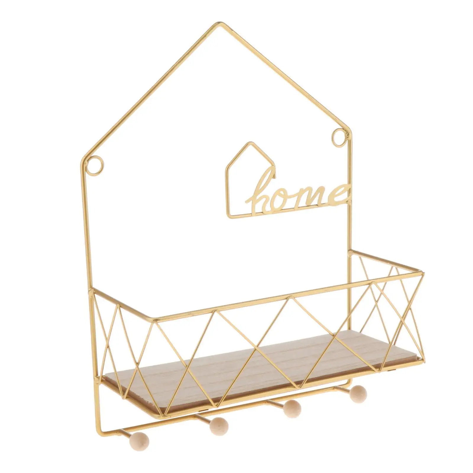 Modern Iron Crafts Floating Shelves Hung Bracket Diy Storage Shelving Bookshelf for Home Living room type Decortions