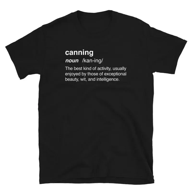 Camiseta Homesteading Home Canning com Definição Engraçada de Survivalismo e Prepper