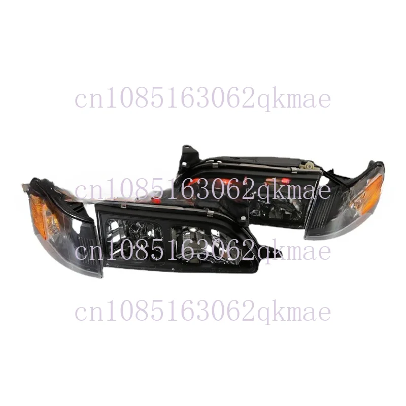 93 94 95 96 97 for Corolla DX Black Headlights Clear Lens Headlamps Pair Set Corner Lamp Black