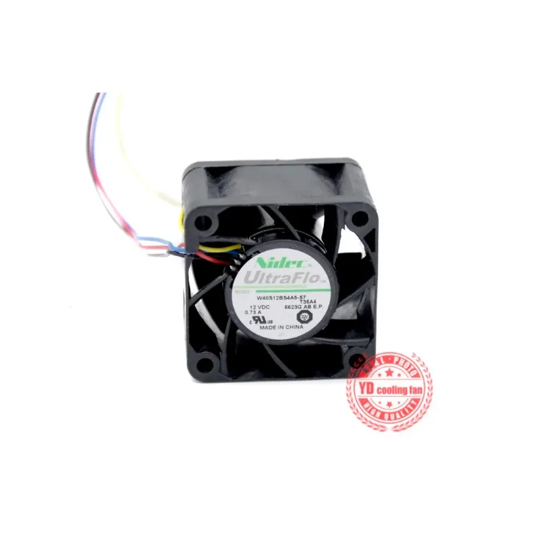 JFG For NIDEC V40S12BUB5-07A21 4028 12V 0.55A 4CM Server Cooling Fan