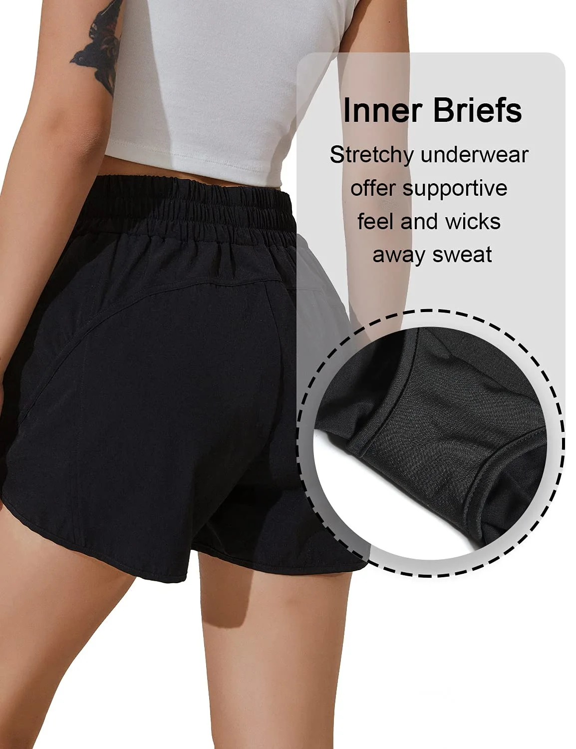 Hotty Hot Solid Color Tennis Skirt Yoga Shorts for Women's Gym Sportswear Pocket Loose Sport Outfit Fitness Runing Workout Short image 6